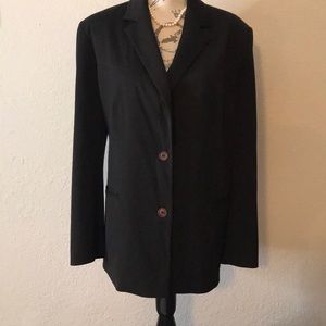 Bloomingdales Dark Brown Blazer Size 14